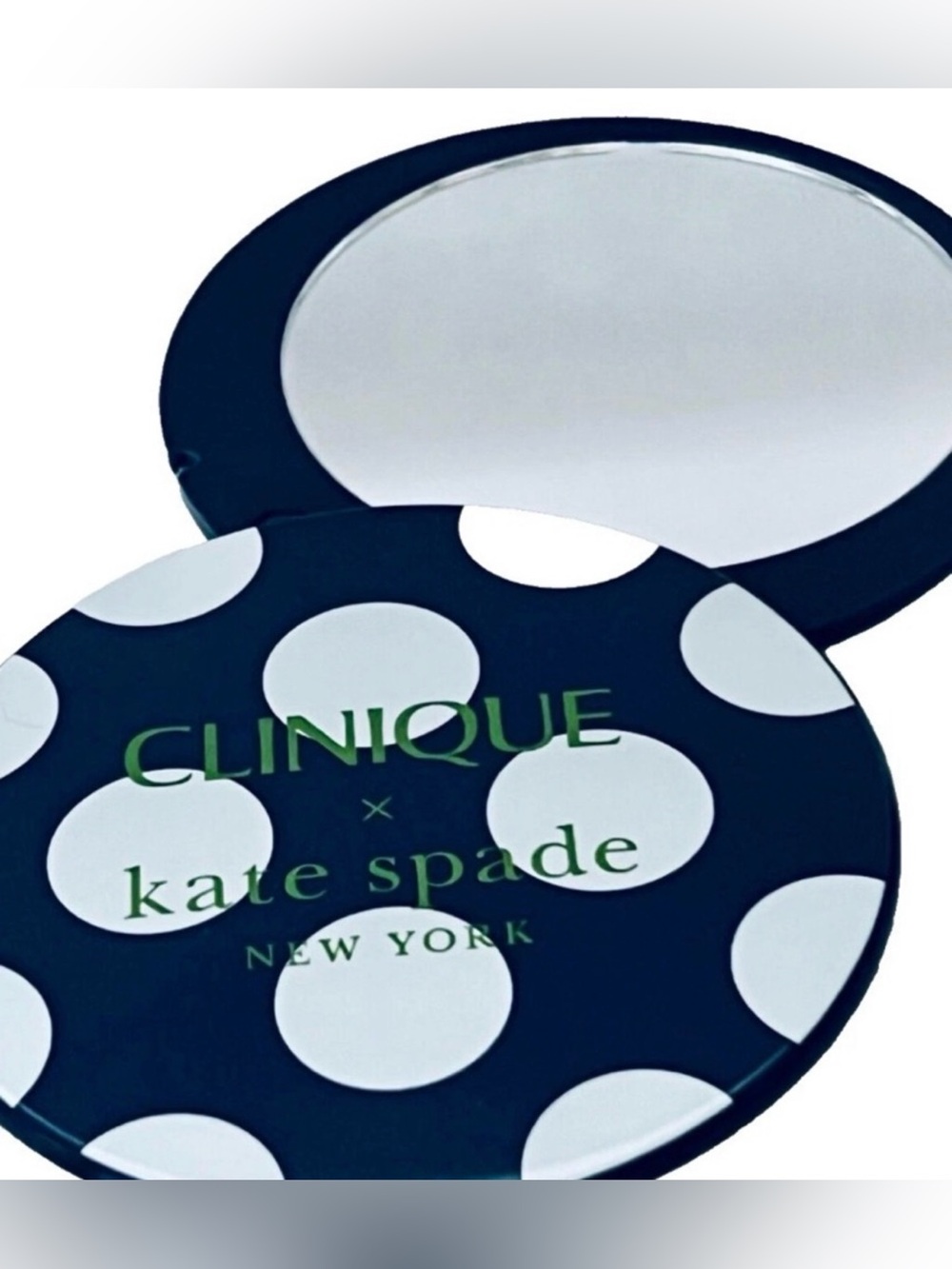 Clinique Navy and White Polka Dot Compact Mirror